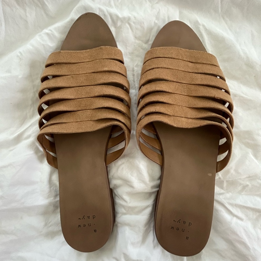 Brown strap sandals